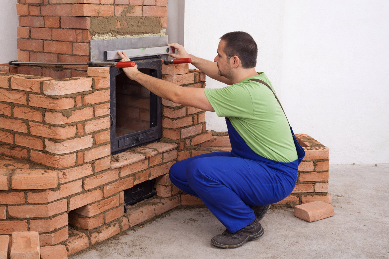 Fireplace installation